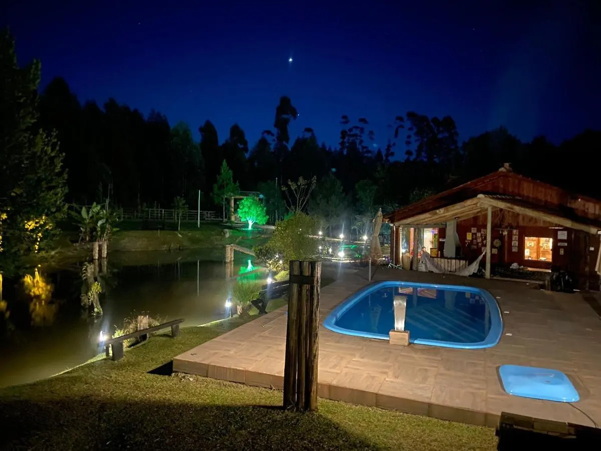 度假居 Chale Cabana Sitio Na Serra Para Amigos E Familiares Com Piscina Anitápolis 巴西