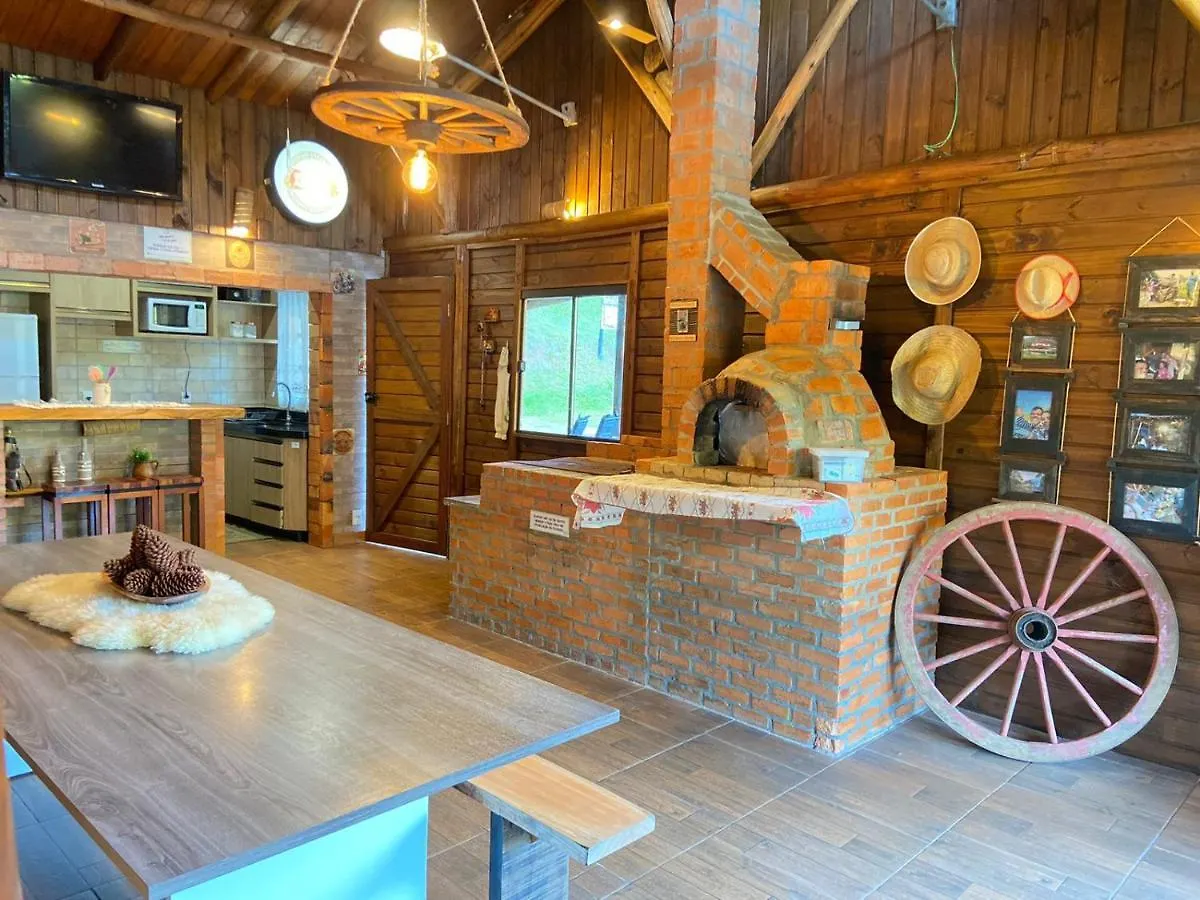 度假居 Chale Cabana Sitio Na Serra Para Amigos E Familiares Com Piscina Anitápolis