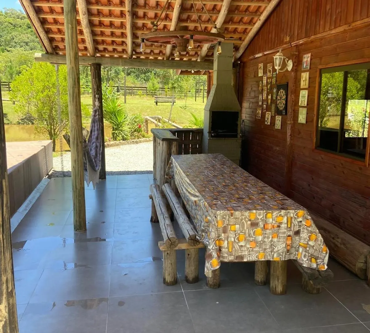 Chale Cabana Sitio Na Serra Para Amigos E Familiares Com Piscina Anitápolis