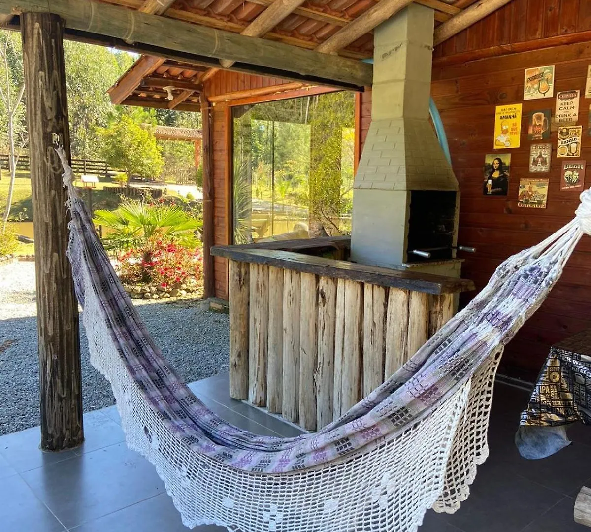 Chale Cabana Sitio Na Serra Para Amigos E Familiares Com Piscina Anitápolis 0*,